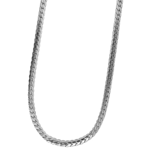 Stainless steel decorative close curb 5mm x 55cm chain - SSYN3717
