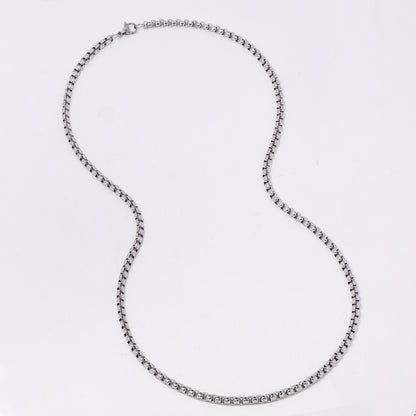 2 Pack Stainless steel Rolo 4mm x 60cm chain - SSYN3720
