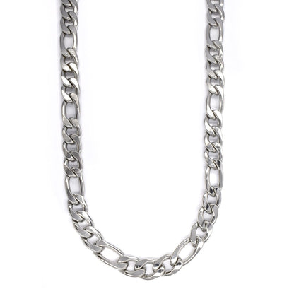 Buy 1 get 1 FREE - Stainless steel 10mm x 55cm figaro chain - SSYN4130