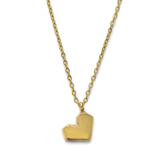 Stainless steel heart necklace