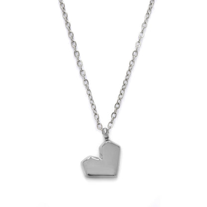 Stainless steel heart necklace
