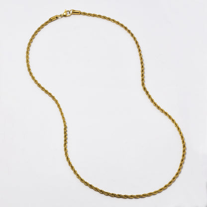 2 Pack Stainless steel rope 3mm x 55cm chain - SSYN4589