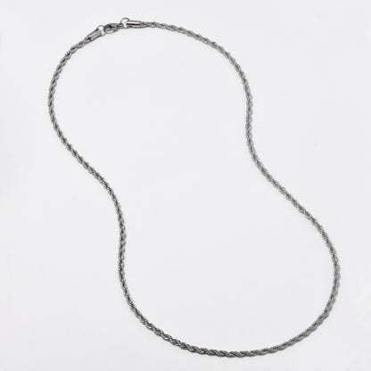 2 Pack Stainless steel rope 3mm x 55cm chain - SSYN4589