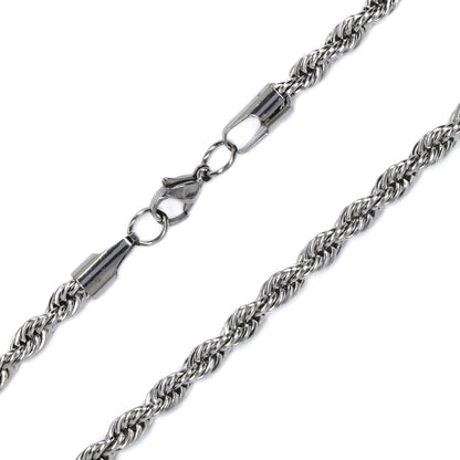 Stainless steel rope 5mm x 55cm chain