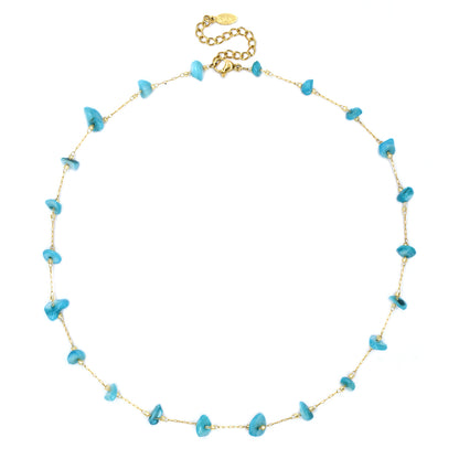 Stainless steel chip necklace - SSYN4644