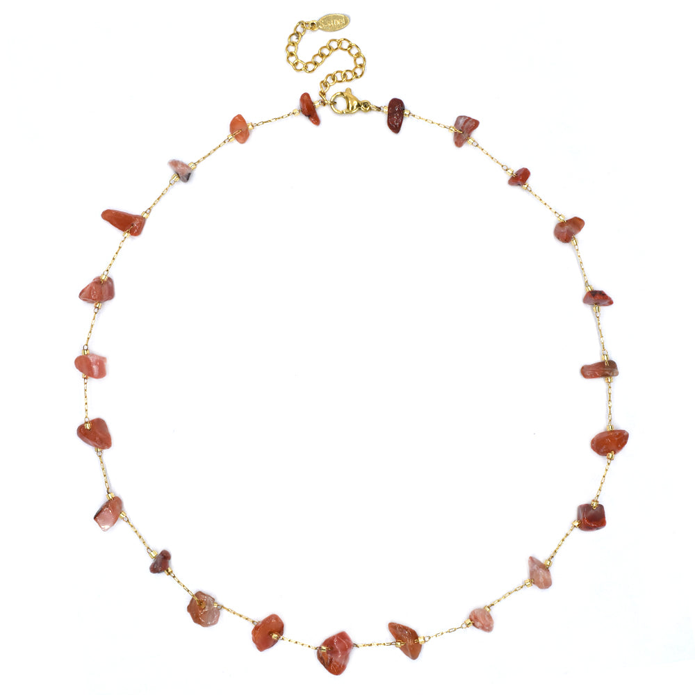 Stainless steel chip necklace - SSYN4644