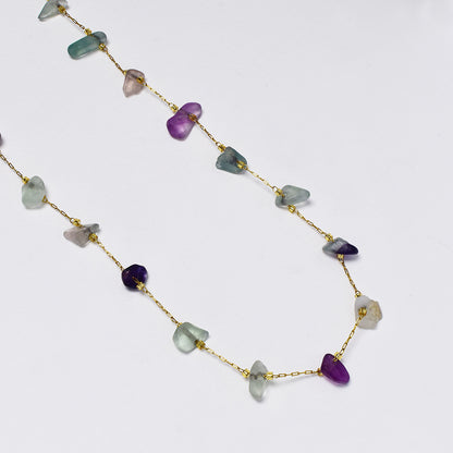 Stainless steel chip necklace - SSYN4644
