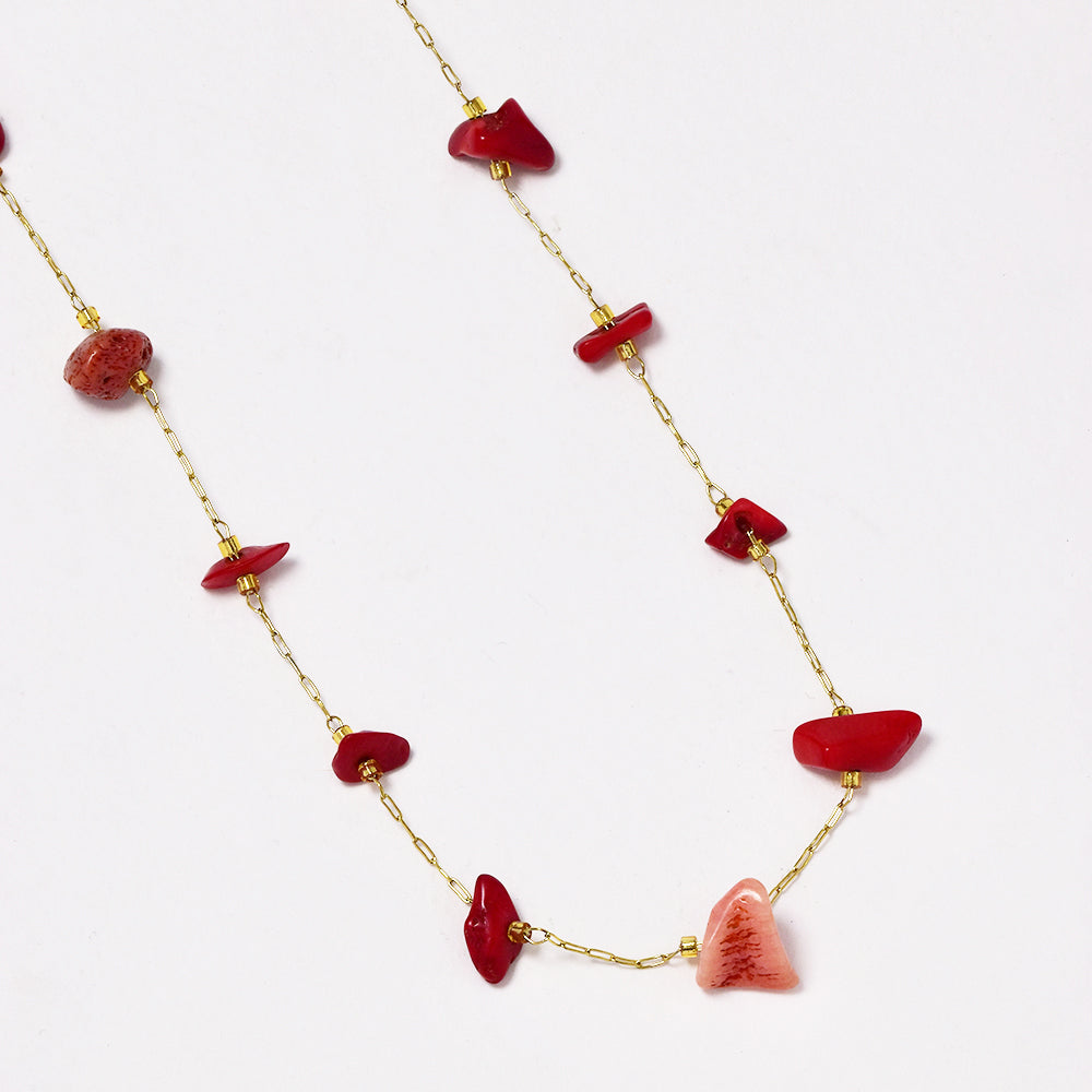 Stainless steel chip necklace - SSYN4644