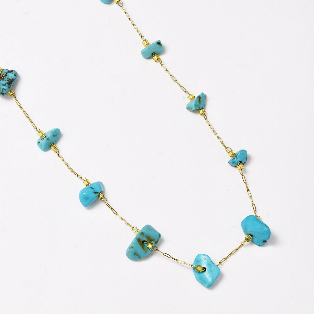 Stainless steel chip necklace - SSYN4644