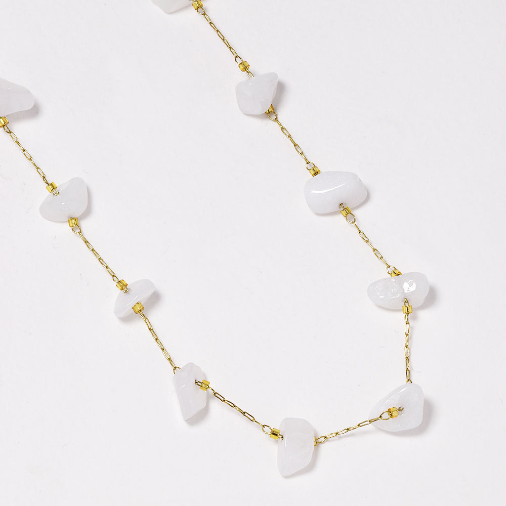 Stainless steel chip necklace - SSYN4644
