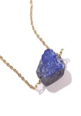 Natural stone pendant Stainless steel necklace - SSYN4994
