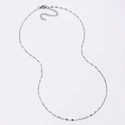 3 Pack Stainless steel 2mm x 45+5cm sequin chain - SSYN5041
