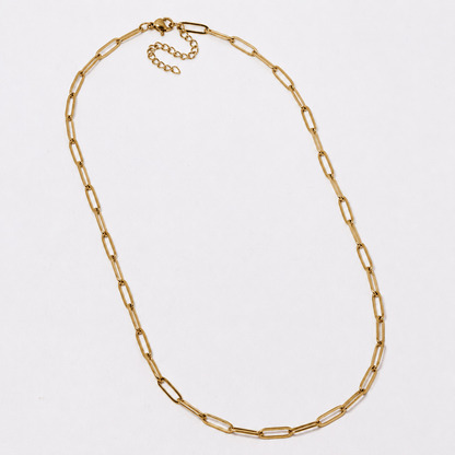 3 Pack Stainless steel 45+5cm paper clip link chain - SSYN5043
