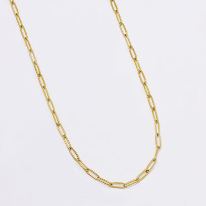 3 Pack Stainless steel 45+5cm paper clip link chain - SSYN5043
