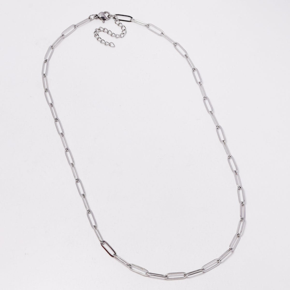 3 Pack Stainless steel 45+5cm paper clip link chain - SSYN5043