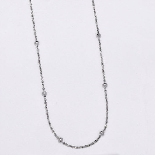 Stainless steel 1.5mm x 50cm anchor chain with 3mm ball - SSYN5281