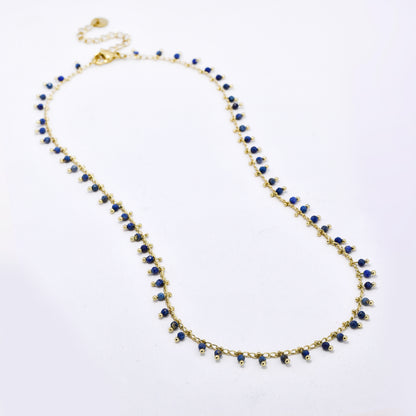 Stainless steel beaded necklace - SSYN5323