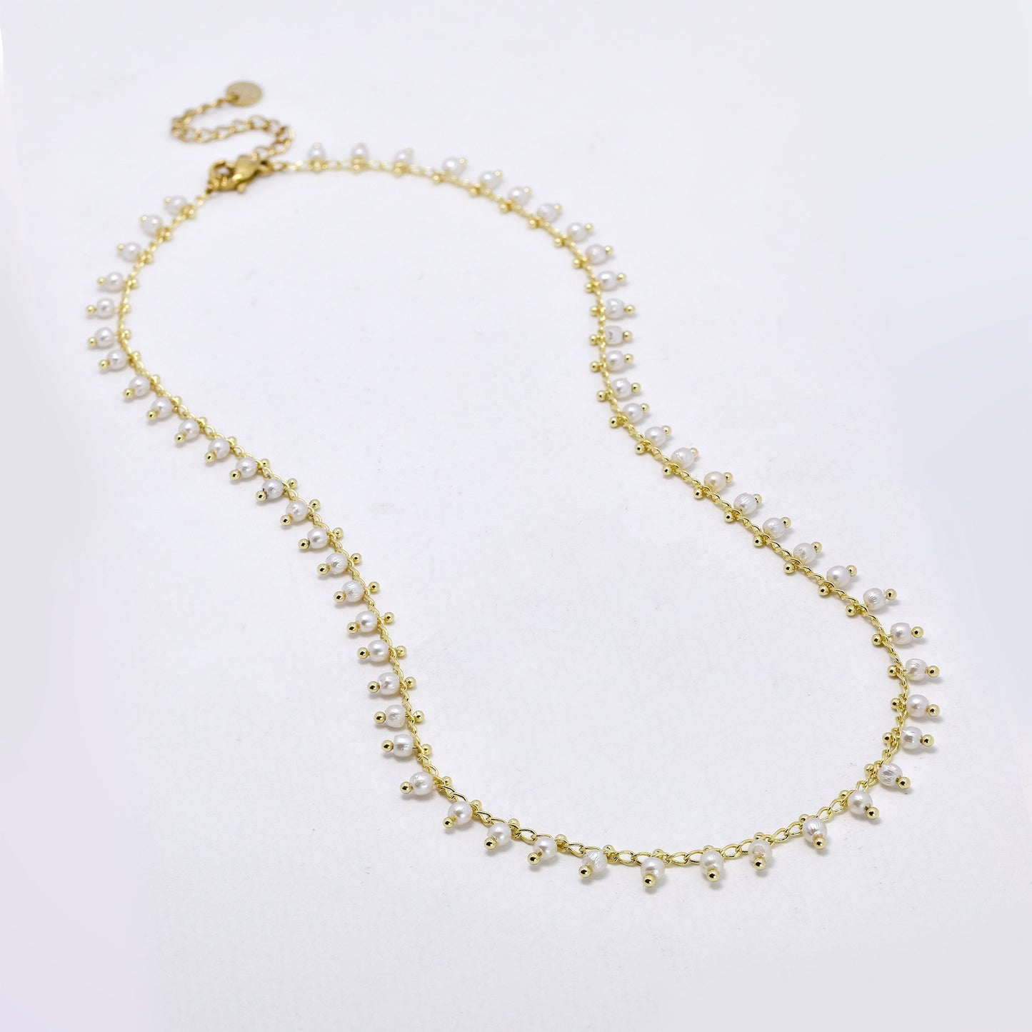 Stainless steel beaded necklace - SSYN5323