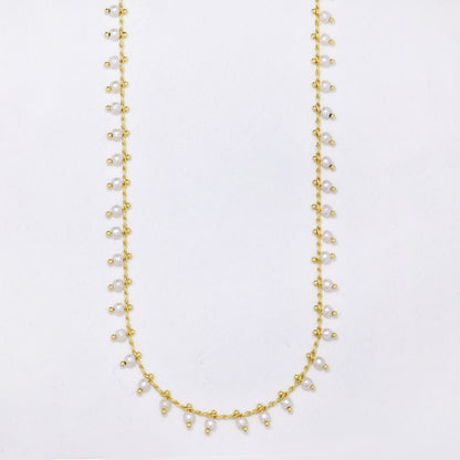 Stainless steel beaded necklace - SSYN5323