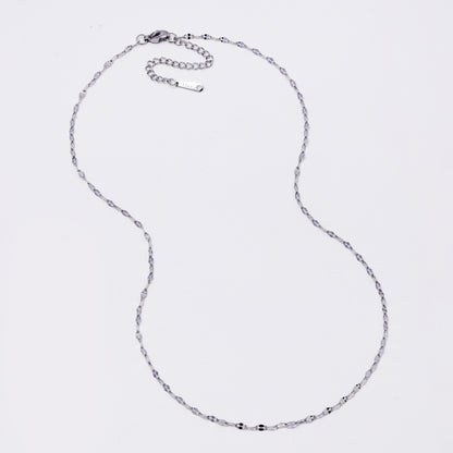 Stainless steel 3 pack 40+5cm sequin chain - SSYN5700