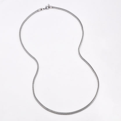 SSYN6581 - St Steel 59.7cm x 3mm square box chain