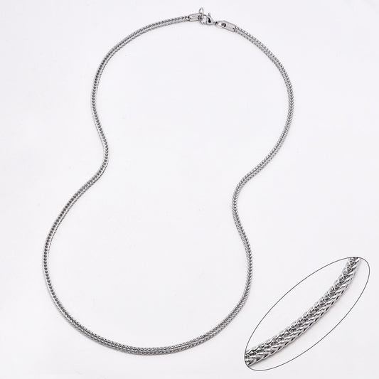 SSYN6581 - St Steel 59.7cm x 3mm square box chain