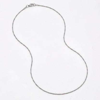 SSYN6631 - St Steel 3 pack 45cm x 1mm twisted snake chain