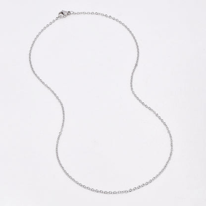 SSYN6632 - St Steel 3 pack 44.5cm x 1.5mm textured anchor chain necklace