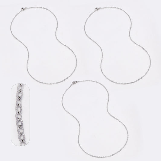 SSYN6632 - St Steel 3 pack 45cm x 1.5mm textured anchor chain