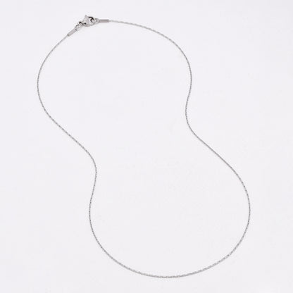 SSYN6635 - St Steel 3 pack 45cm x 1mm dainty chain necklace
