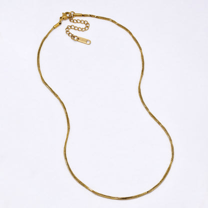 SSYN6946 - Steel 2 pack 40.5cm + 5cm x 2mm twisted box chain