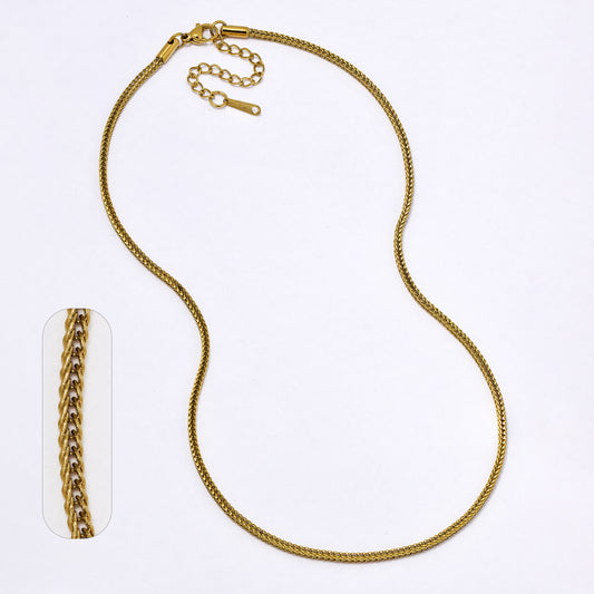 SSYN6948 - Steel square boxed curb chain