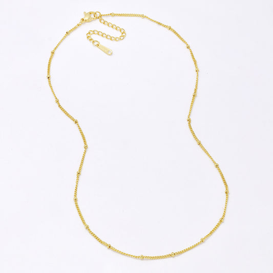 SSYN7484 - Steel 2-Pack 40cm x 1.5mm bead chain