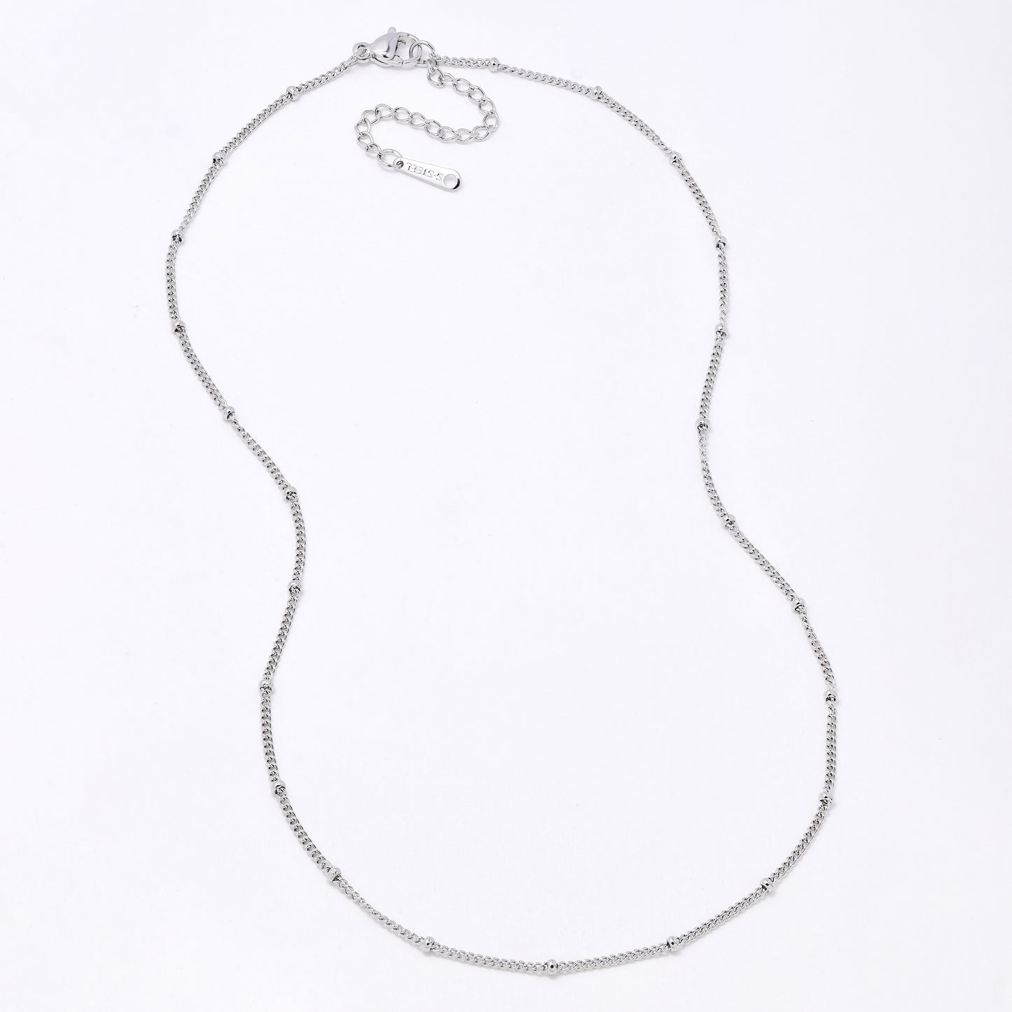 SSYN7484 - Steel 2-Pack 40cm x 1.5mm bead chain