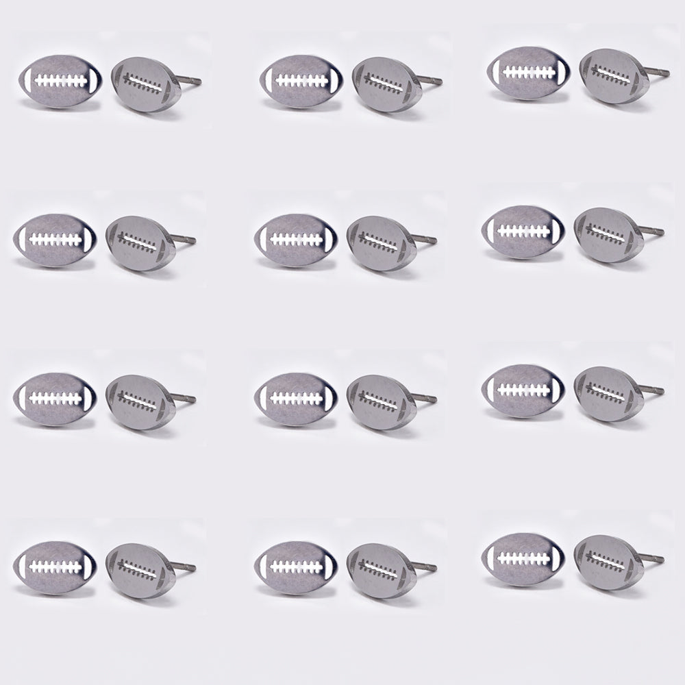 Stainless steel 12 pack football studs - SSYPK5167