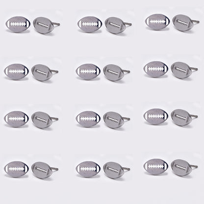 Stainless steel 12 pack football studs - SSYPK5167