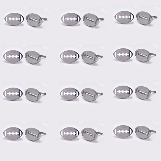 Stainless steel 12 pack football studs - SSYPK5167