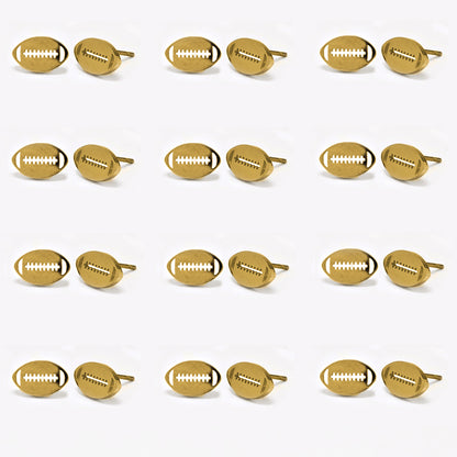 Stainless steel 12 pack football studs - SSYPK5167