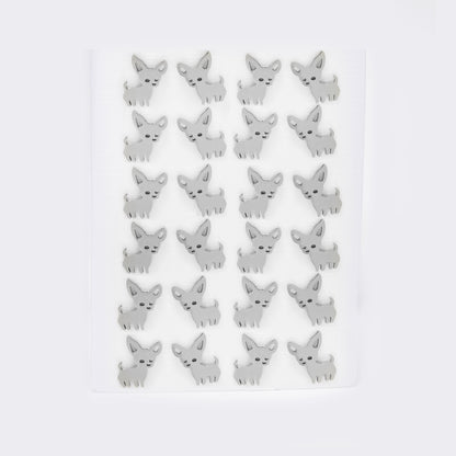 Stainless steel 12 pack puppy dog studs - SSYPK5381