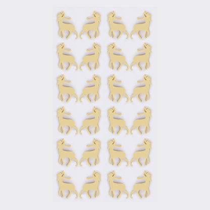 Stainless steel 12 pack reindeer studs - SSYPK5384