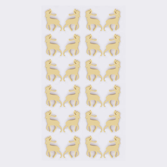 Stainless steel 12 pack reindeer studs - SSYPK5384