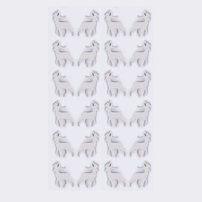 Stainless steel 12 pack reindeer studs - SSYPK5384