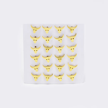 Stainless steel 12 pack stag studs - SSYPK5385
