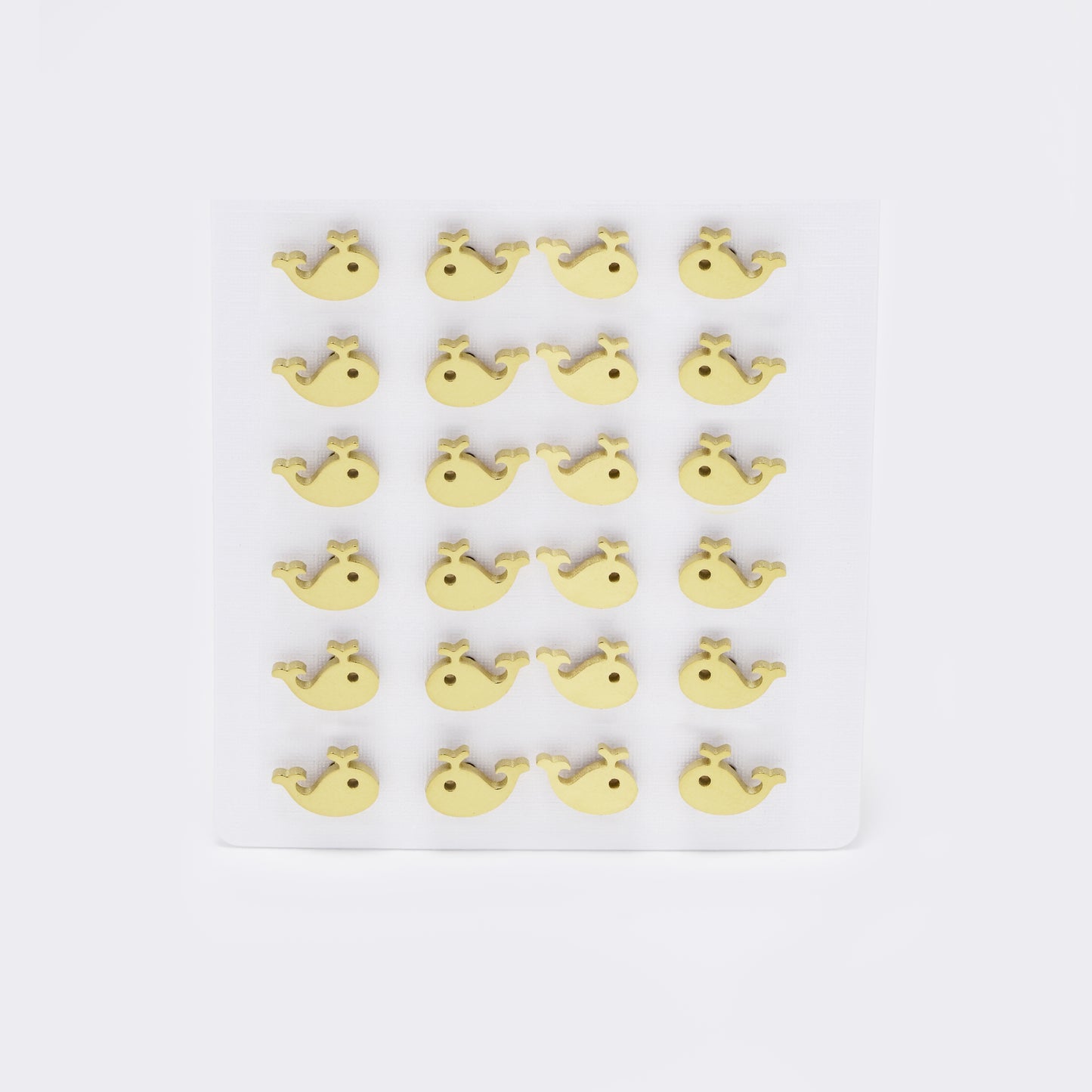 Stainless steel 12 pack whale studs - SSYPK5390