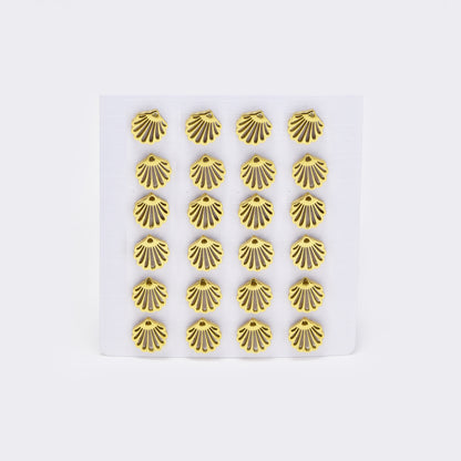 Stainless steel 12 pack cutout shell studs - SSYPK5394