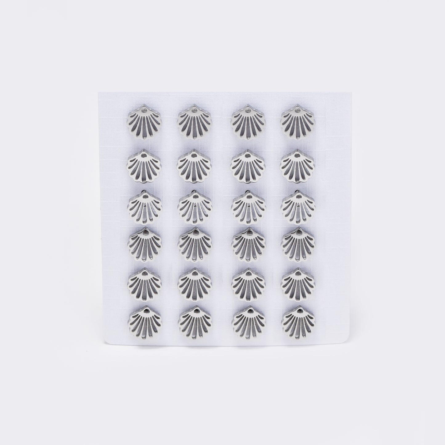 Stainless steel 12 pack cutout shell studs - SSYPK5394