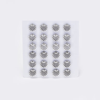 Stainless steel 12 pack cutout shell studs - SSYPK5394