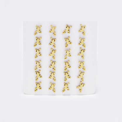 Stainless steel 12 pack frog studs - SSYPK5397