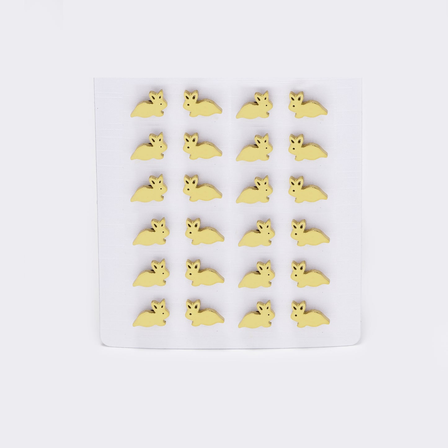 Stainless steel 12 pack bunny studs - SSYPK5399