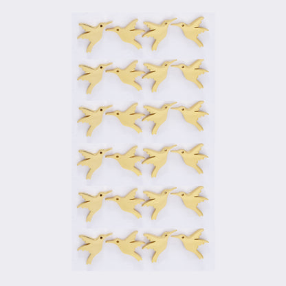 Stainless steel 12 pack bird studs - SSYPK5402
